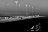 268 - PIER IN THE FOG - PAOLUCCI MIRIANO - italy <div